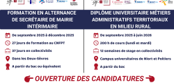 2 formations pour devenir Secrétaire Général de Mairie