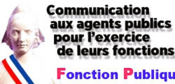 Communication aux agents publics des informations et règles relatives à l'exercice de leurs fonctions: 2 modèles de documents