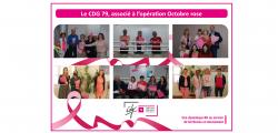 Le CDG79 soutient l'opération Octobre rose