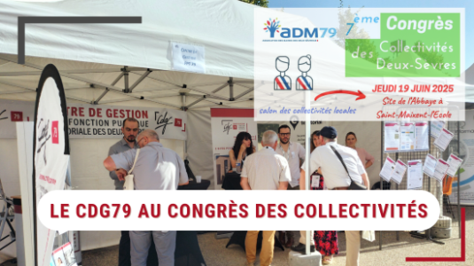 Le CDG79 au congrès des collectivités : retour en images