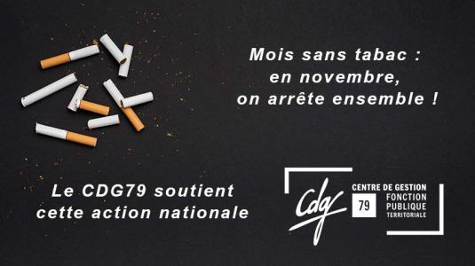 Le CDG79 soutient l'action du Mois sans tabac