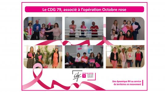 Le CDG79 soutient l'opération Octobre rose