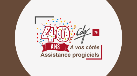 Logo 40 ans assistance progiciels