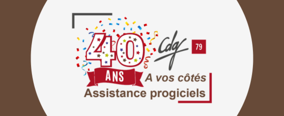 Logo 40 ans assistance progiciels